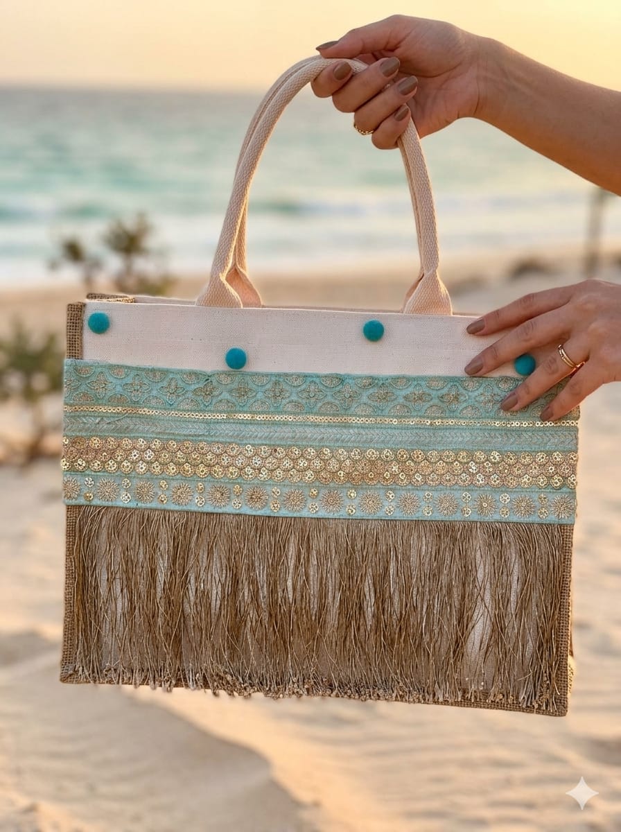 شنطة البحر الترند.. القطعة الأساسية في إطلالات الصيف 🌊👜