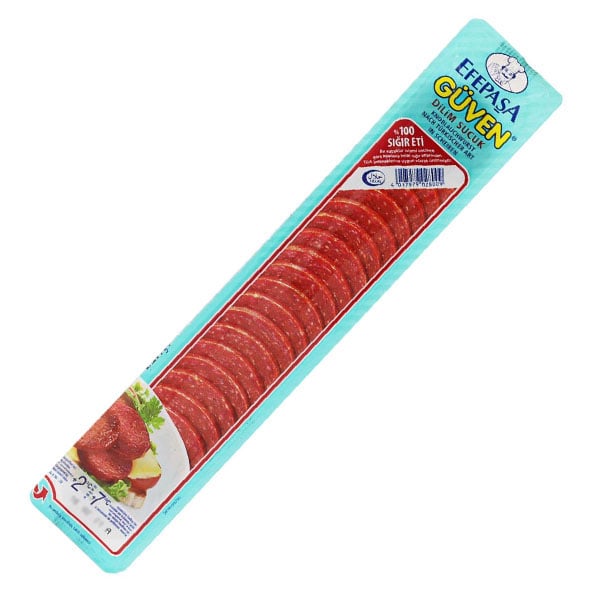 Efepasa Guven Garlic Sausage Sliced