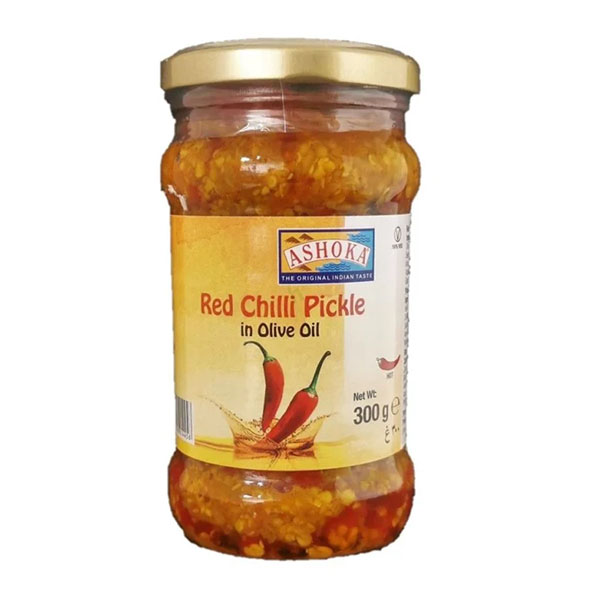 Ashoka Red Chilli Pickle In Olive Oil