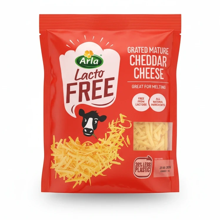 Arla Lactofree Grated Mature Cheddar Cheese