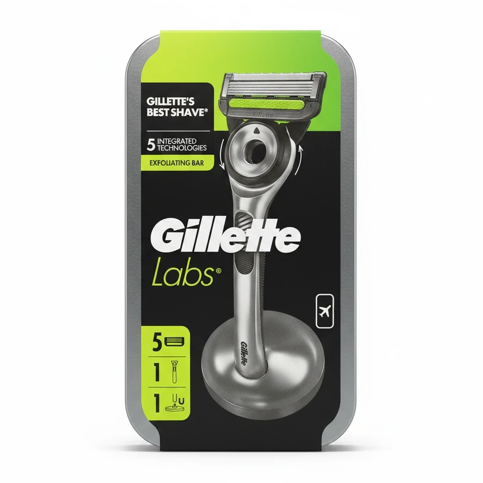 Gillette Labs Razor with Exfoliating Bar
