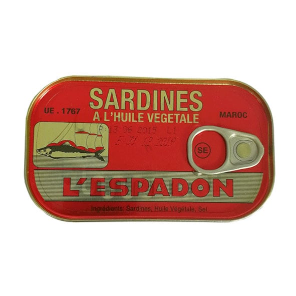L'Espadon Sardines In Vegetable Oil