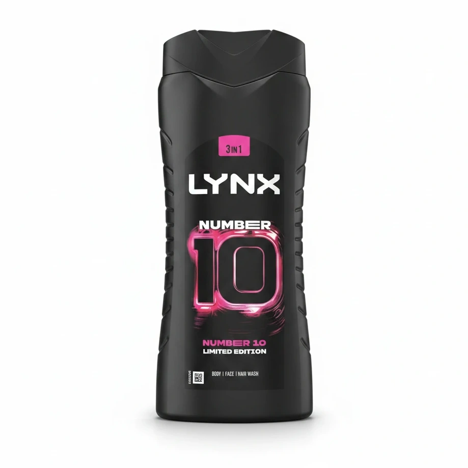 Lynx Number 10 3-in-1 Body Face Hair Wash