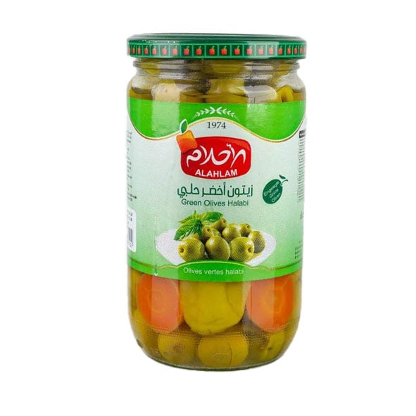 Al Ahlam Green Olives Halabi