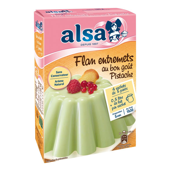 Alsa Pistache Flan