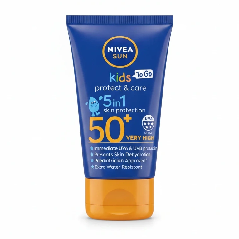 NIVEA Sun Kids To Go SPF 50+ - Compact & Gentle Sunscreen