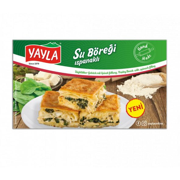 Yayla Borek With Spinach Filling