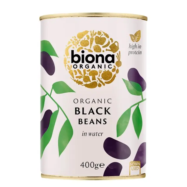 Biona Organic Black Beans In Water