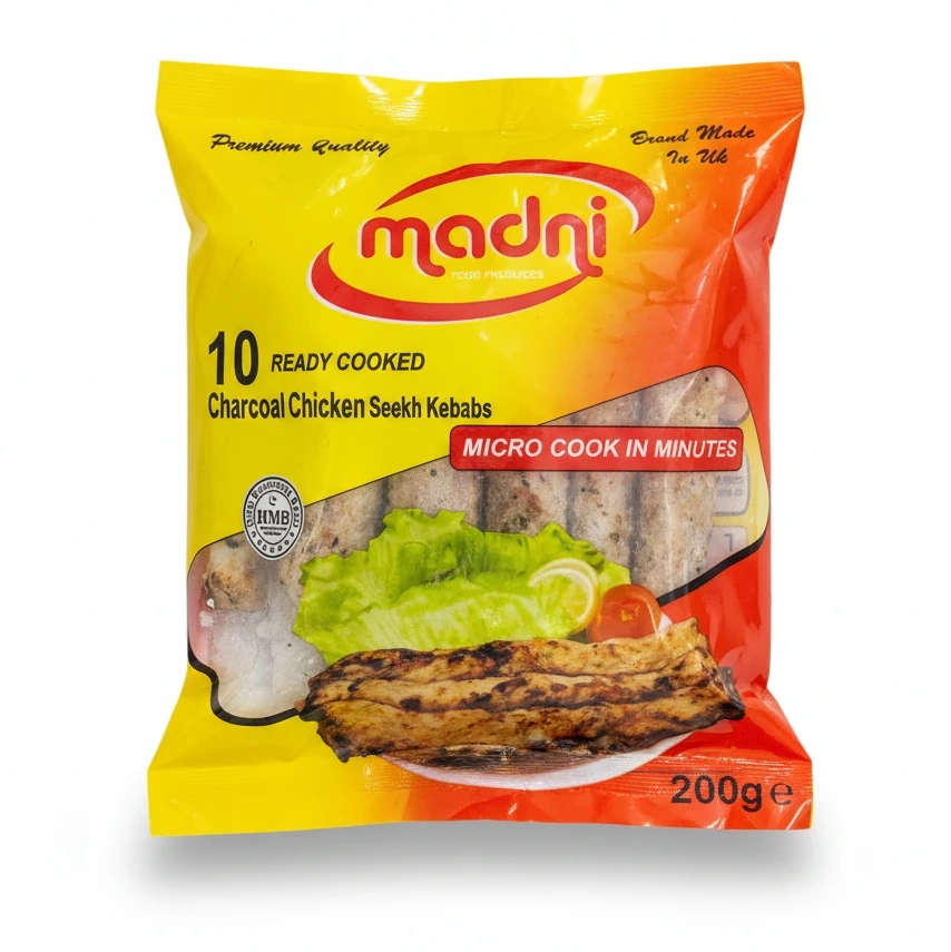 Madni Charcoal Chicken Seekh Kebabs