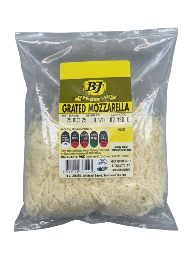 BJ  Grated Mozzarella Cheese