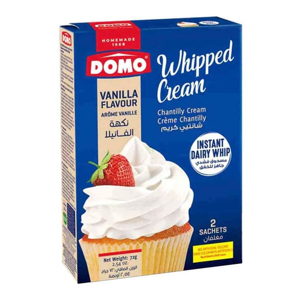 Domo Vanilla Flavour Whipping Cream