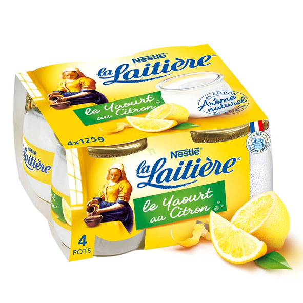 Nestle La Laitiere  Le Yaourt Au Citron