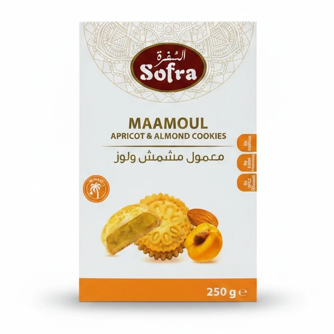 Sofra Maamoul Apricot & Almond Cookies