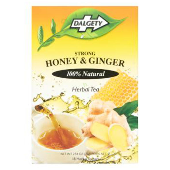 Dalgety Strong Honey & Ginger 18 Herbal Teabags