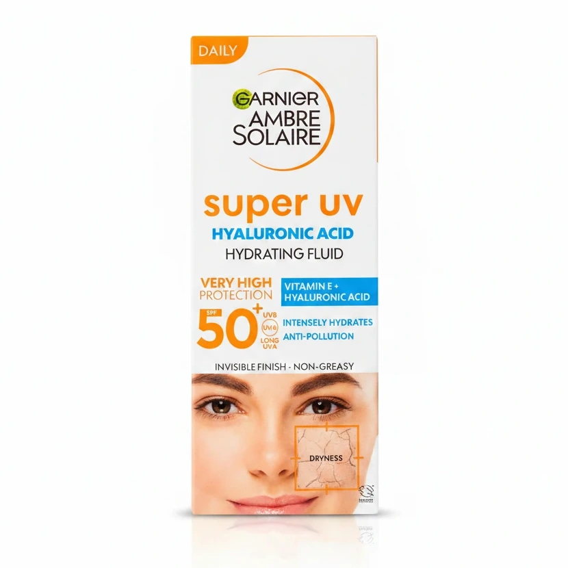 Garnier Ambre Solaire Super UV SPF 50+ Hydrating Face Fluid