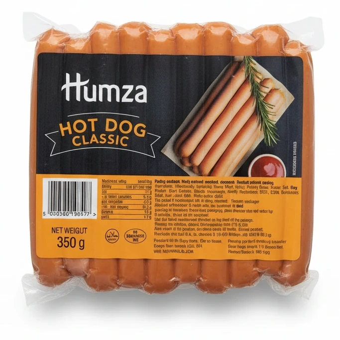Humza Classic Hot Dog Sausages