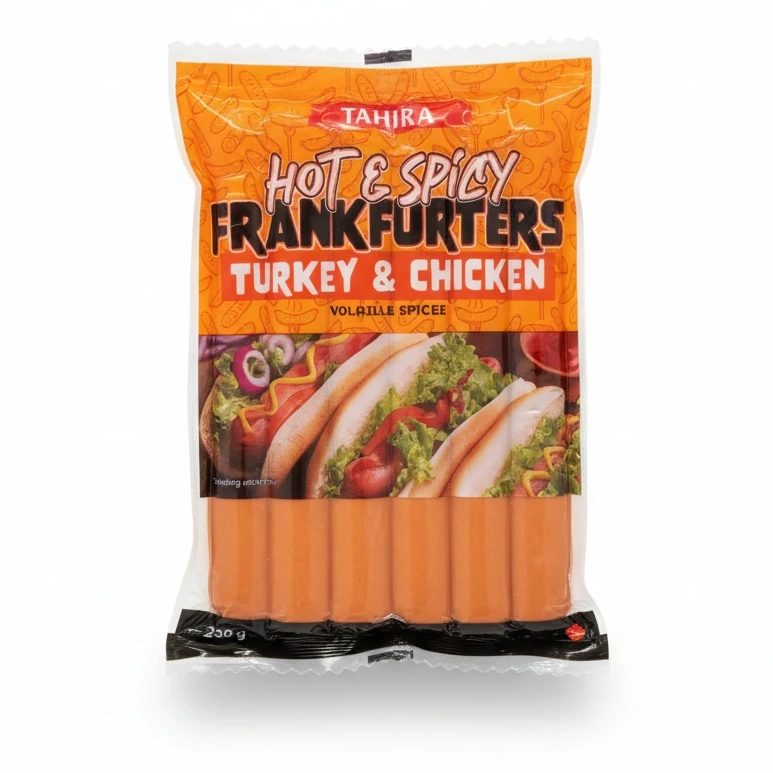 Tahira Hot & Spicy Turkey & Chicken Frankfurters