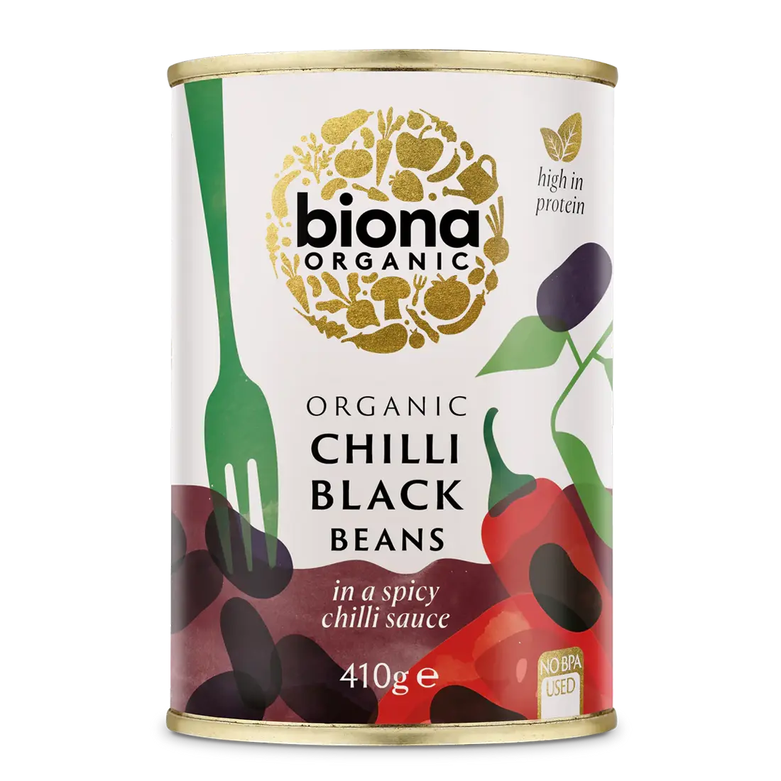Biona Organic Chilli Black Beans In A Spicy Chilli Sauce