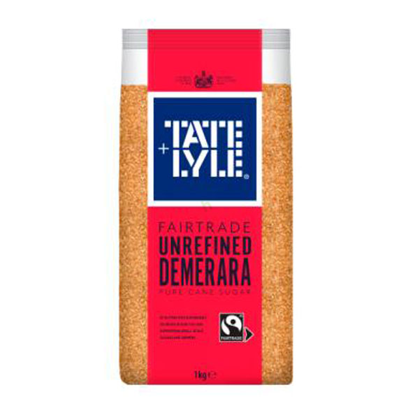 Tate & Lyle Fairtrade Unrefined Demerara Pure Cane Sugar