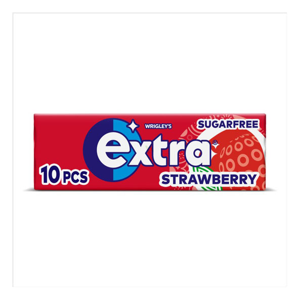 Extra  Strawberry Sugarfree  Chewing Gum