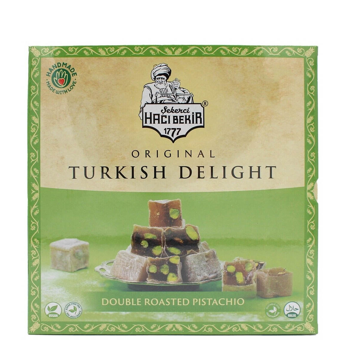 Haci Bekir Double Roasted Pistachio Turkish Delight