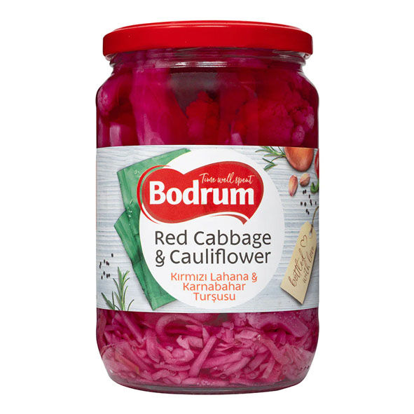 Bodrum Pickled Red Cabbage & Cauliflower
