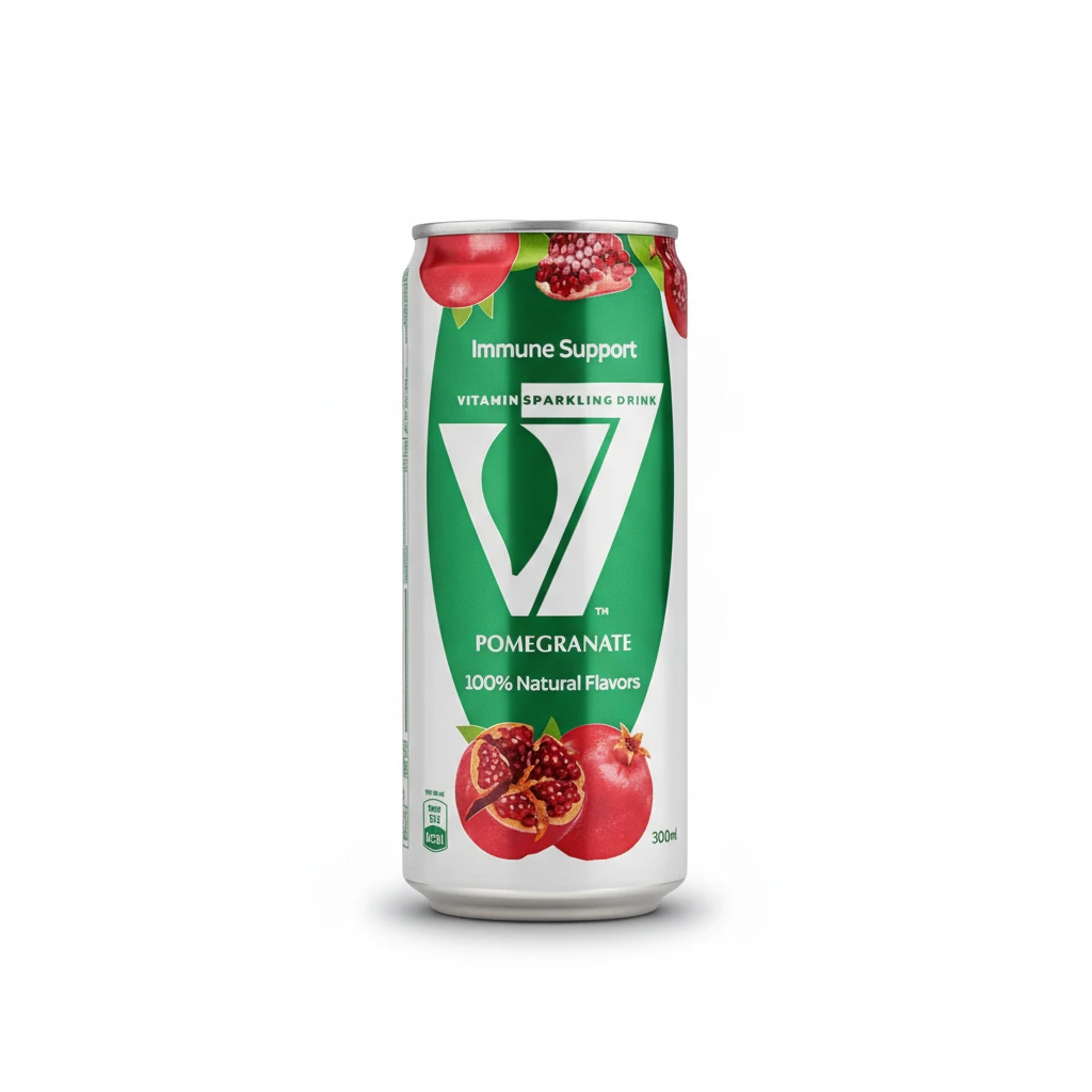 V7 Pomegranate Sparkling Drink