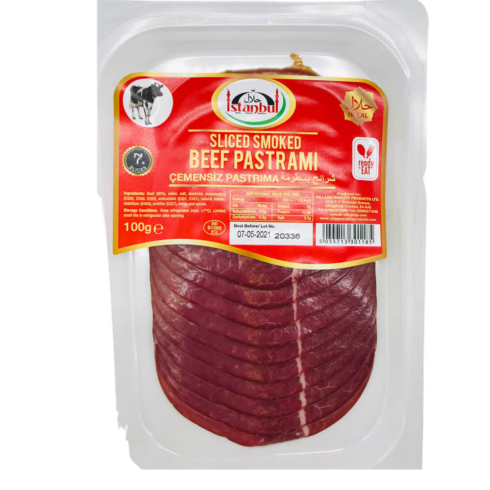 Istanbul Sliced Smoked Beef Pastrami