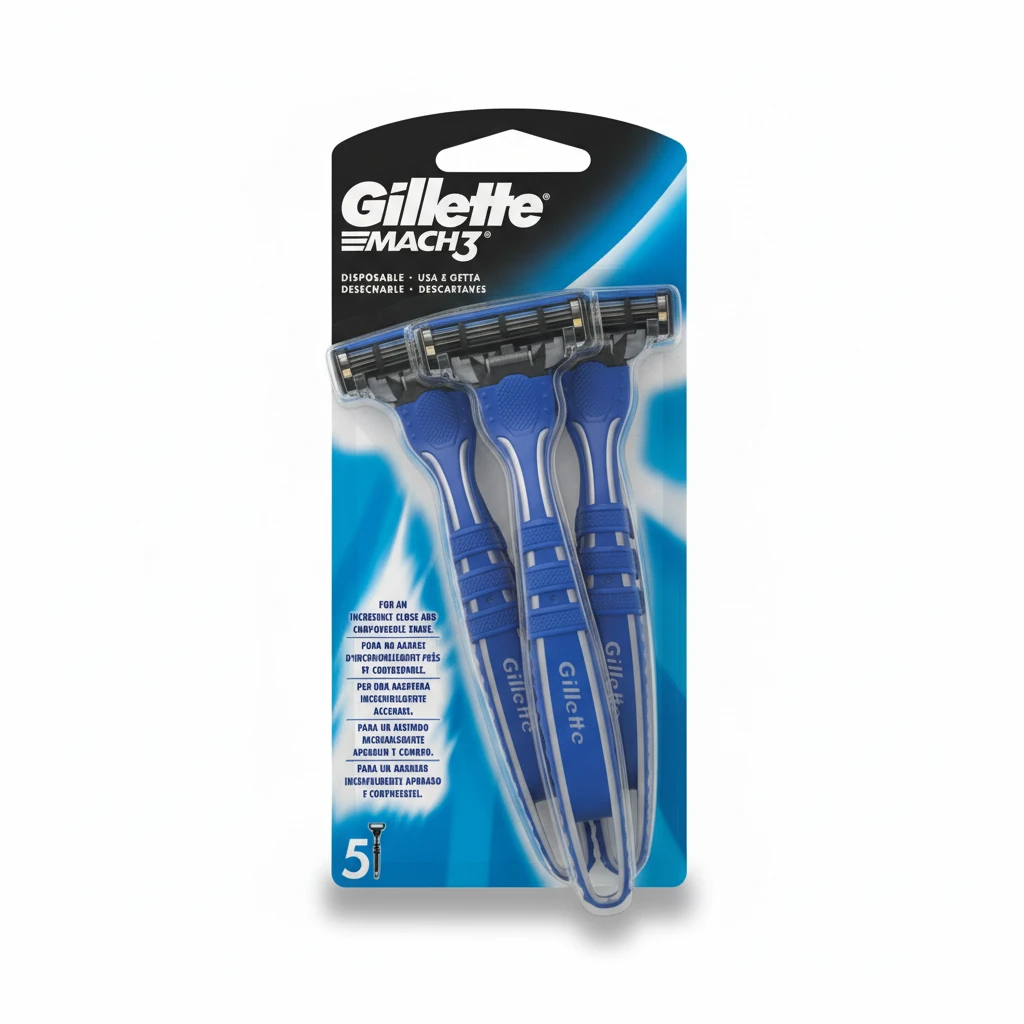 Gillette Mach3 Disposable Razors Pack