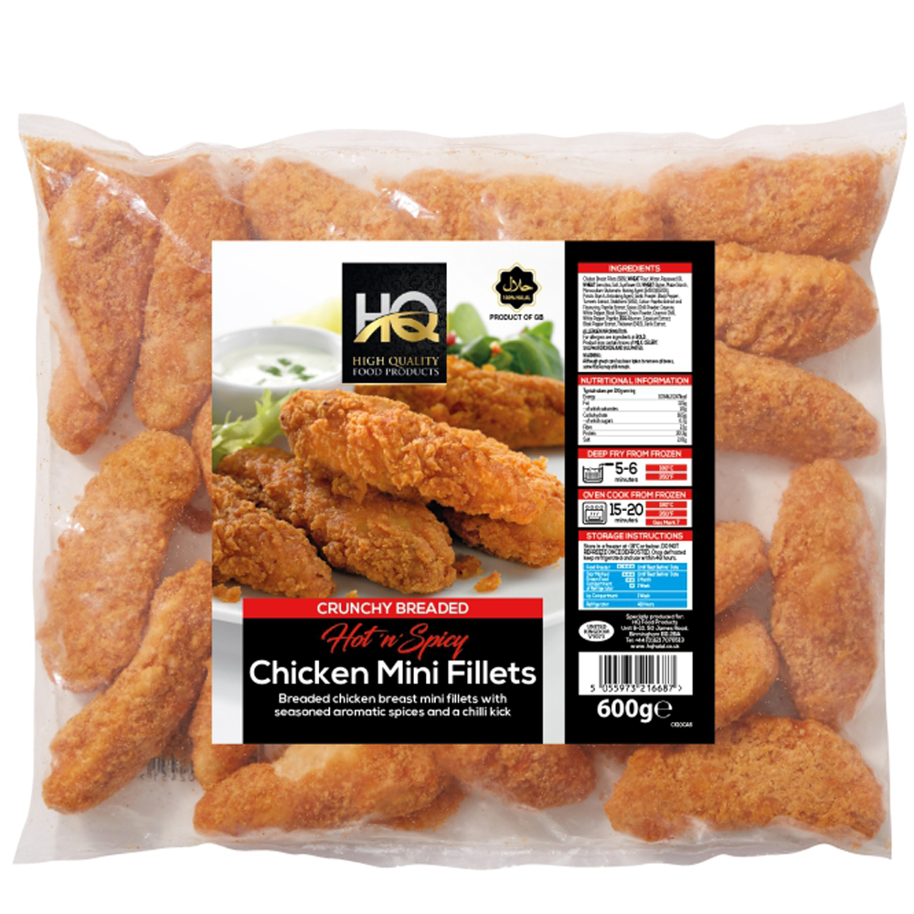 HQ Hot & Spicy Chicken Mini Fillets