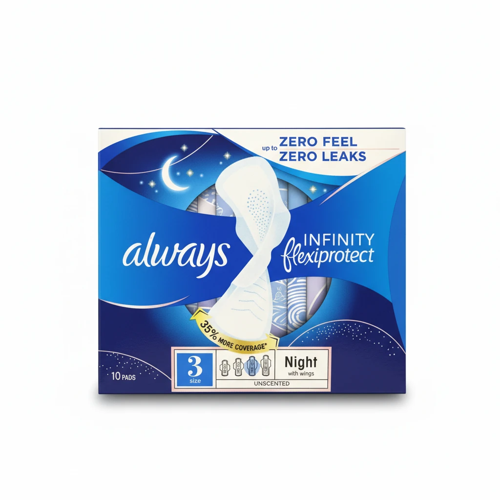 Always Infinity Flexi Night Pads