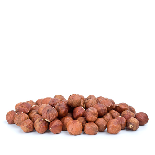 Loose Raw Hazelnuts