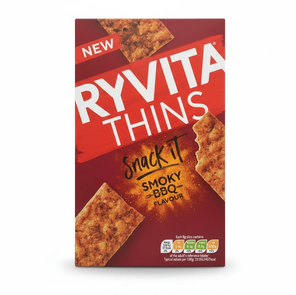 Ryvita Thins Smoky BBQ Flatbread