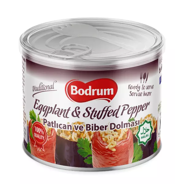 Bodrum Eggplant & Stuffed Pepper