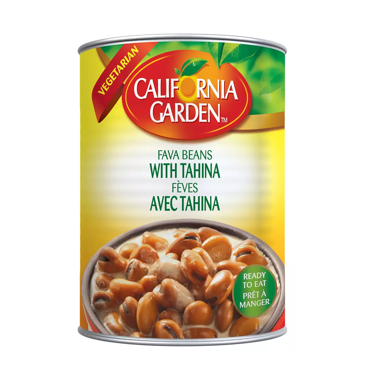 California Garden Fava Beans With Tahina