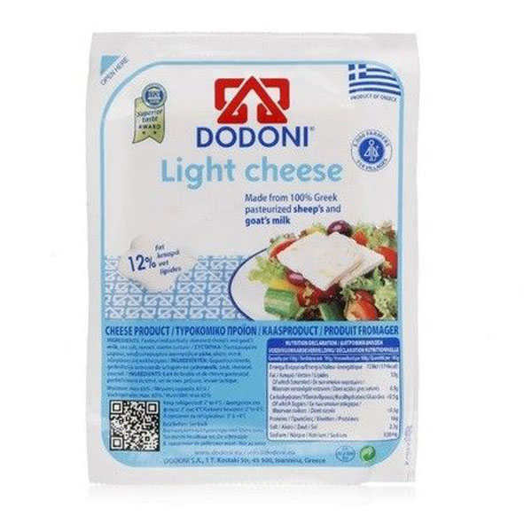Dodoni Light Cheese 12% Fat