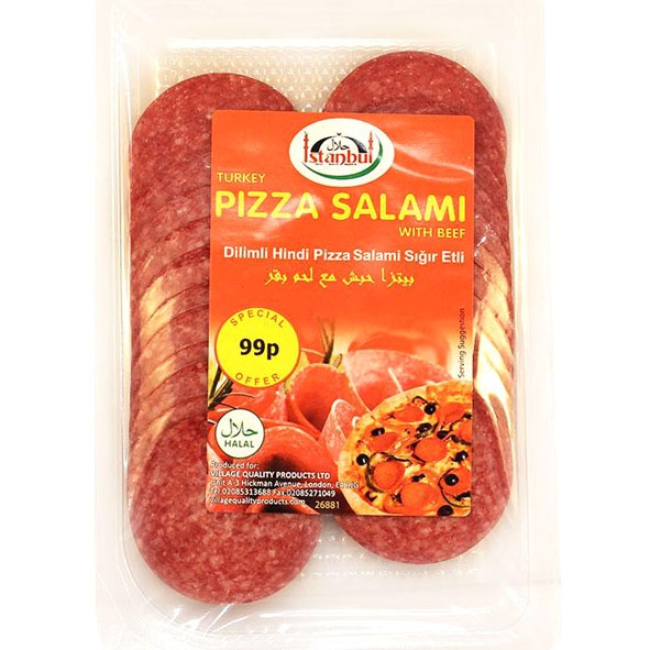 Istanbul Turkey Pizza Salami with Beef
