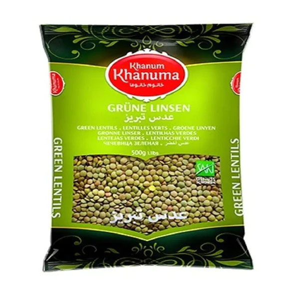 Khanum Khanuma Green Lentils