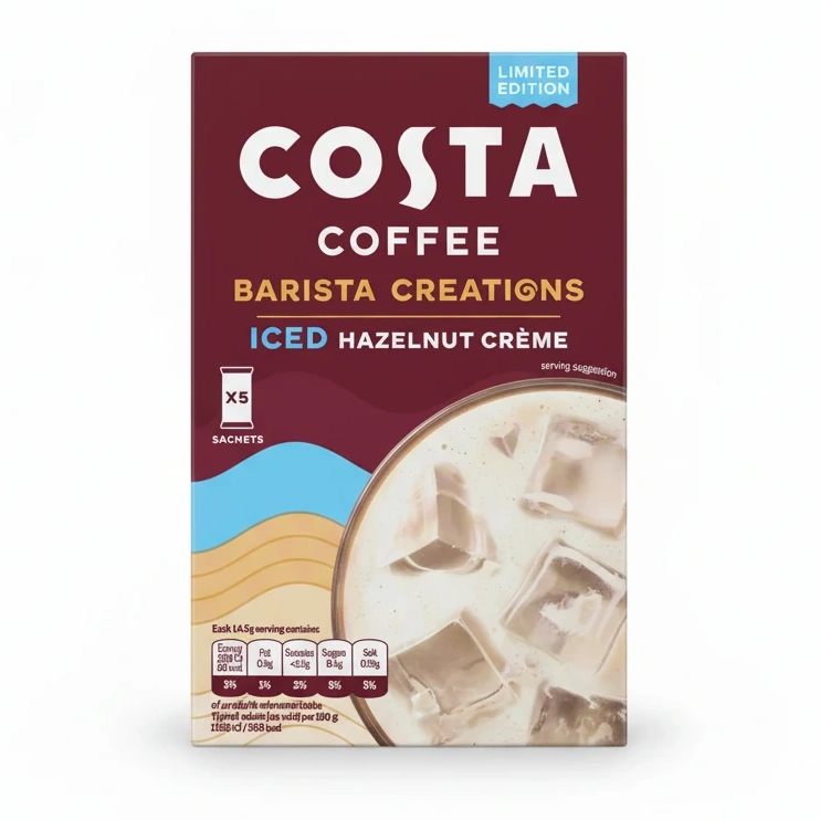 Costa Coffee Barista Creations Iced Hazelnut Crème