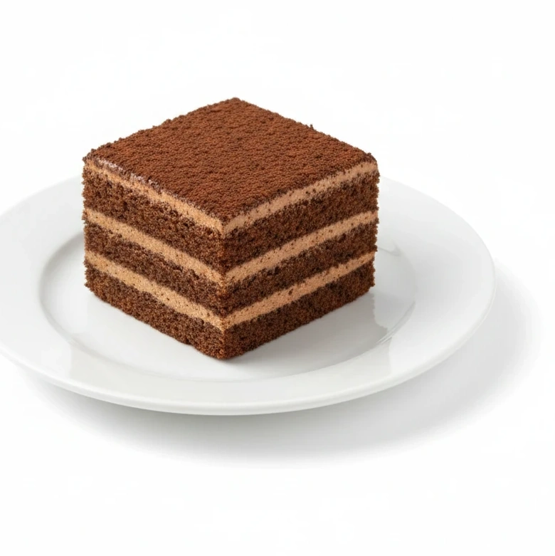 Rich Chocolate Layer Cake Slices