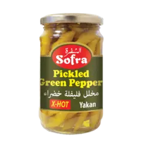 Sofra Pickled Green Peppers X Hot