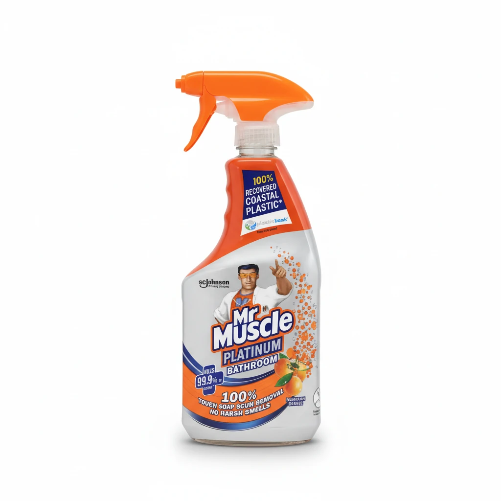 Mr Muscle Platinum Bathroom Cleaner Mandarin Orange