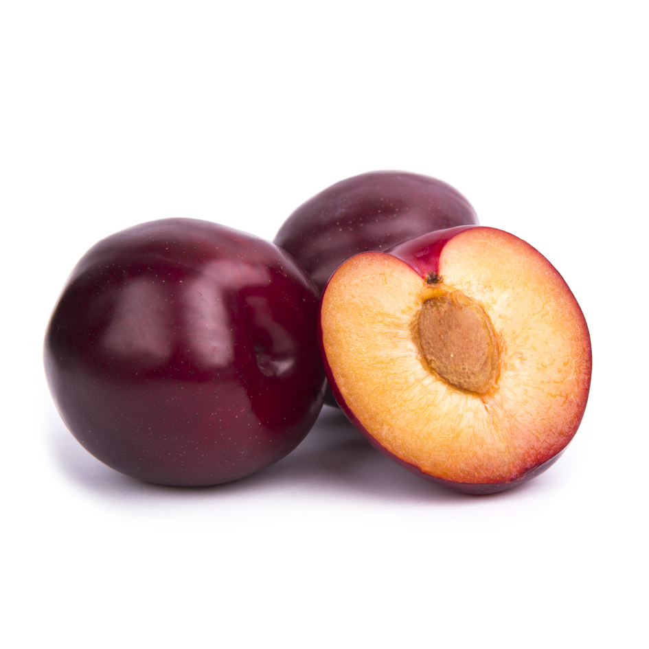 Fresh Red Plums