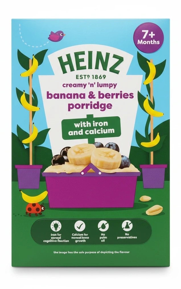 Heinz Banana & Berries Porridge