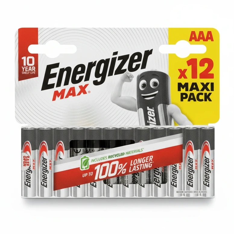 Energizer Max AAA Alkaline Batteries Pack