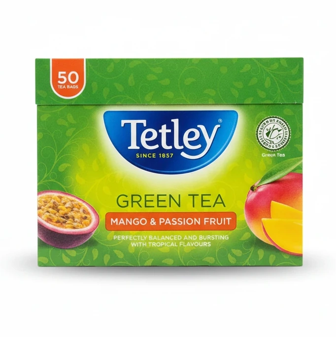 Tetley Green Tea Mango & Passion Fruit