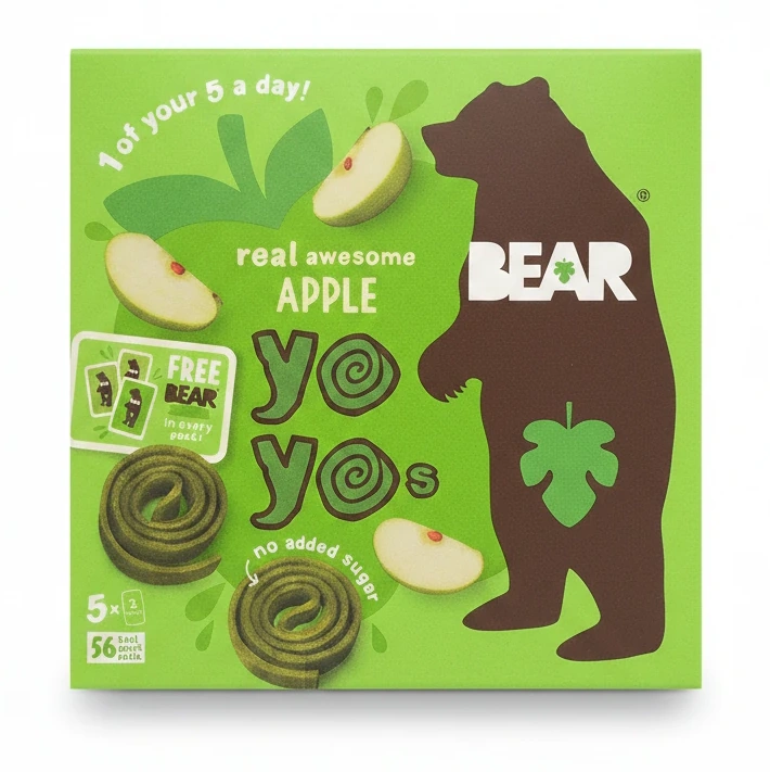 Bear Apple Yoyos Fruit Rolls
