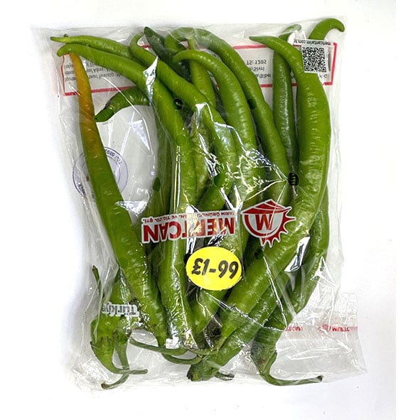 Mertcan Fresh Long Green Chillies