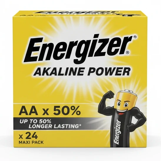Energizer Alkaline Power AA Batteries Maxi Pack
