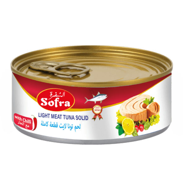 Sofra Light Meat Tuna Solid With Chilli